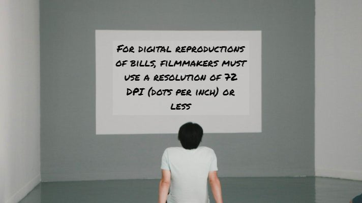 Movie prop money in film production