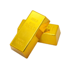 Fake Gold Bar Prop – Hollow Artificial Bullion for Film, Photography & Set Design - Prop Movie Money
