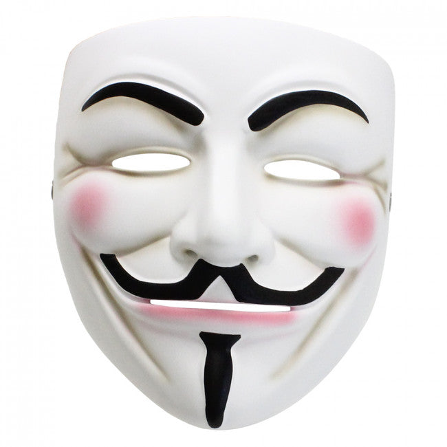 Guy Faux V for Vendetta RESIN MASK - - Prop Movie Money