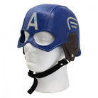 Captain American RESIN HELMET- Patriotic Solder Blue Helmet - Prop Movie Money
