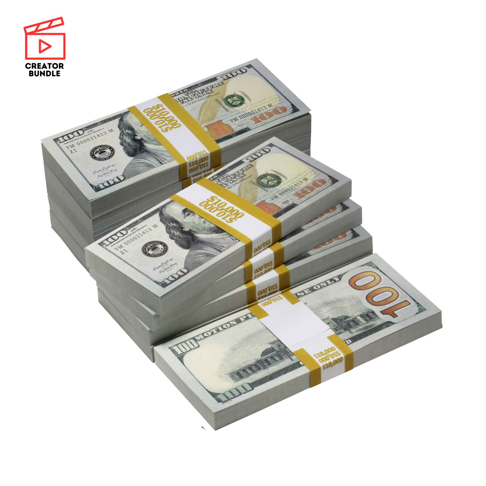 Set Designer Pro Collection: Aged & New Style Prop Money Bundle for Stage and Screen - Prop Movie Money