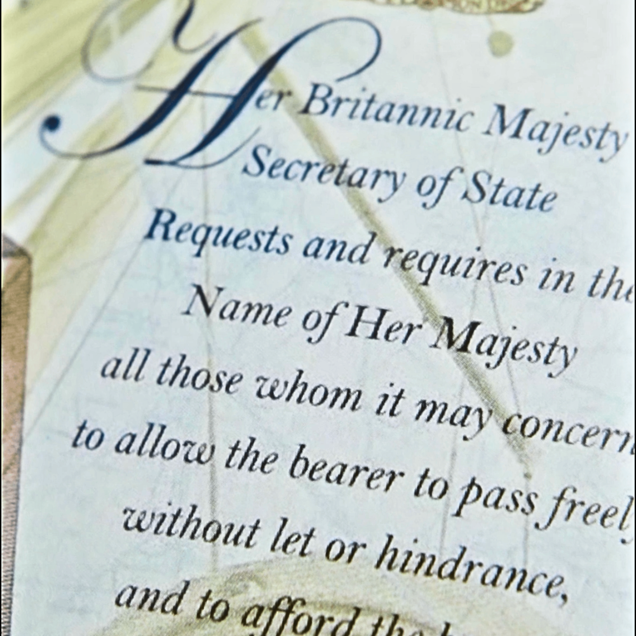 UK Fully Detailed Prop Passport for TV, Film, and Photography - Prop Movie Money