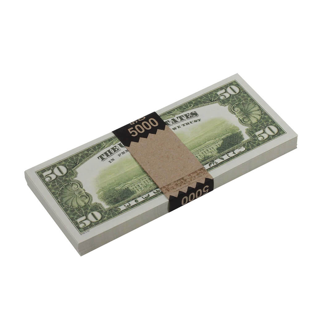 Series 1920's Vintage $18,800 Full Print Prop Money Stack Bundle - Prop Movie Money