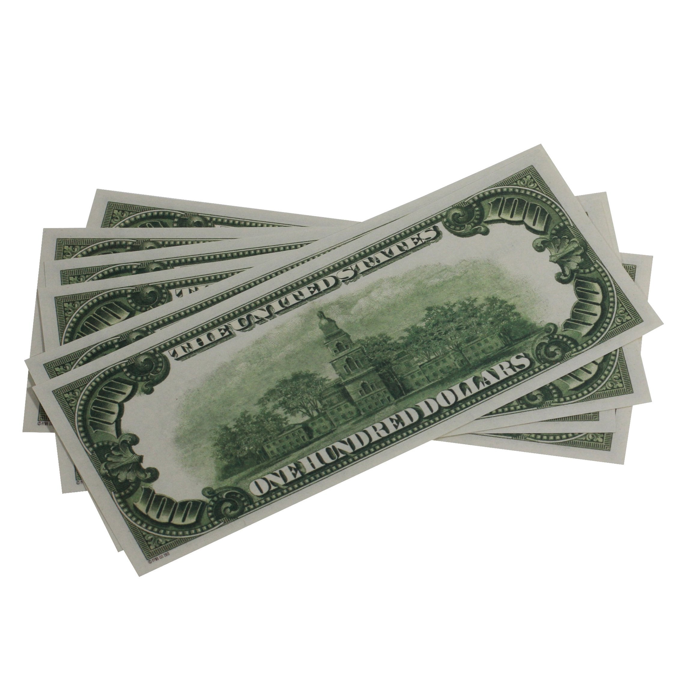 Series 1920s Vintage $100 Full Print Prop Money Stack - Prop Movie Money