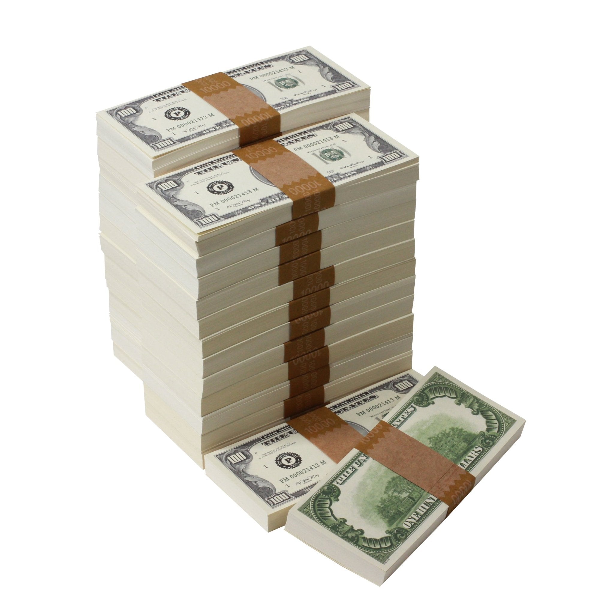 1980 Series $250,000 Blank Filler Package - Prop Movie Money