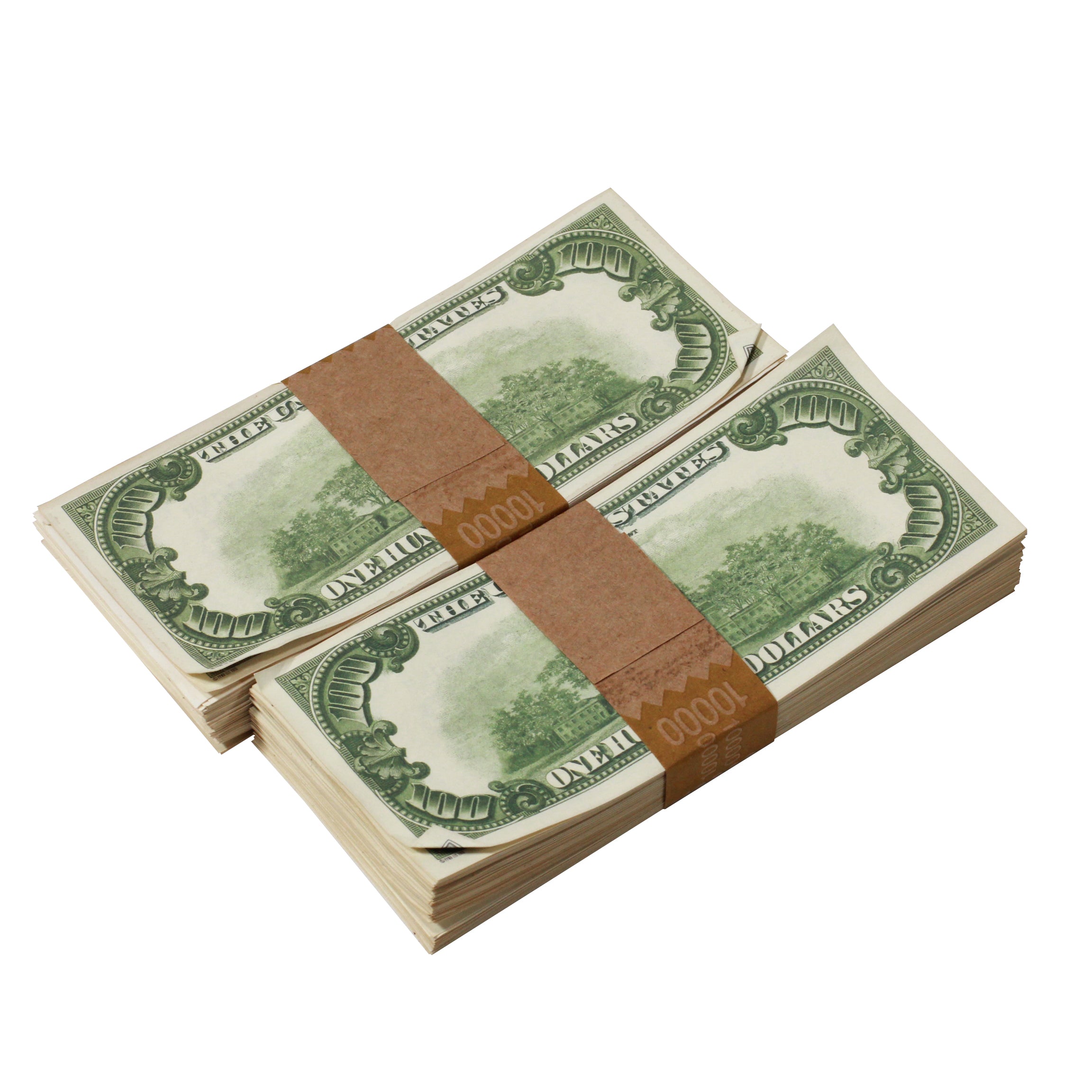 1980s Series $100s Aged $20,000 Full Print Package - Prop Movie Money