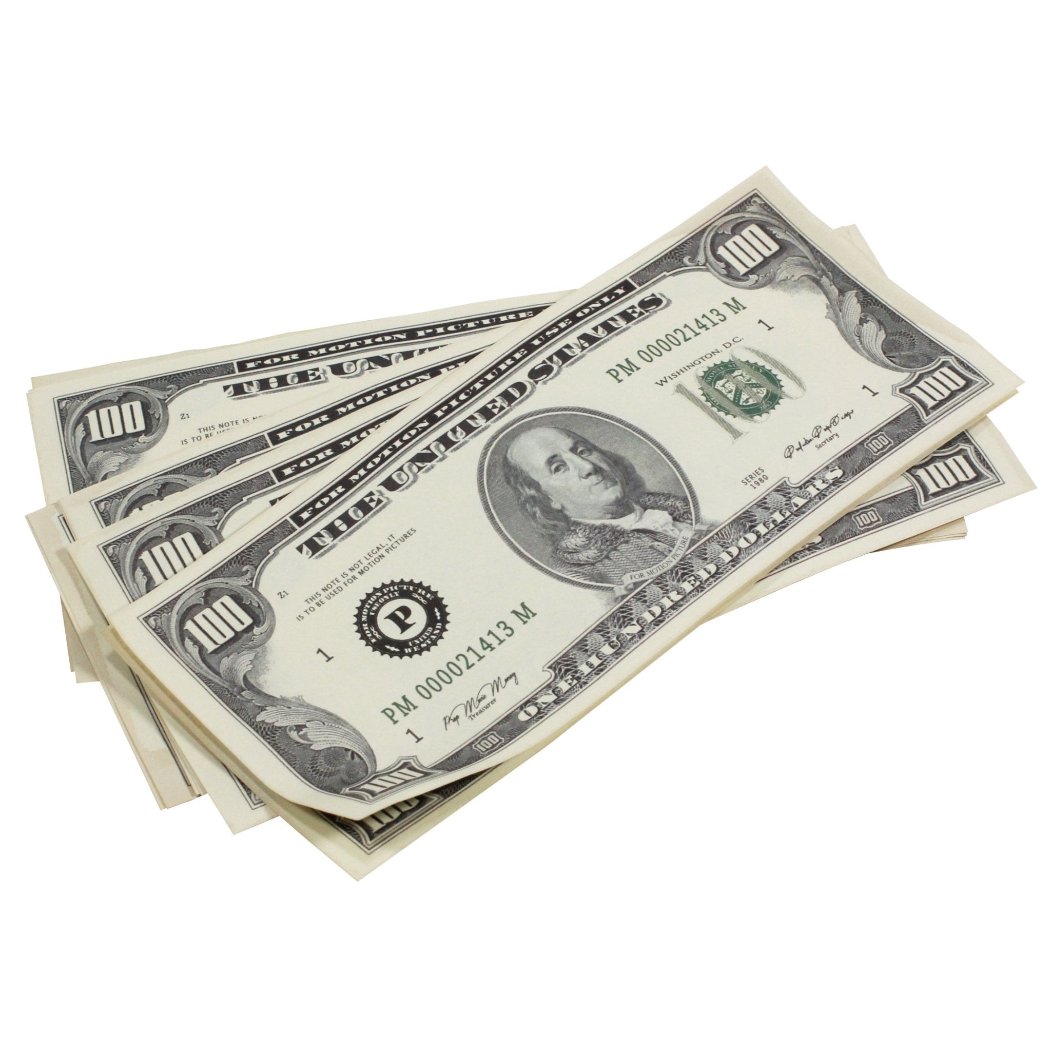 1980s Series $100s Aged $250,000 Full Print Package - Prop Movie Money