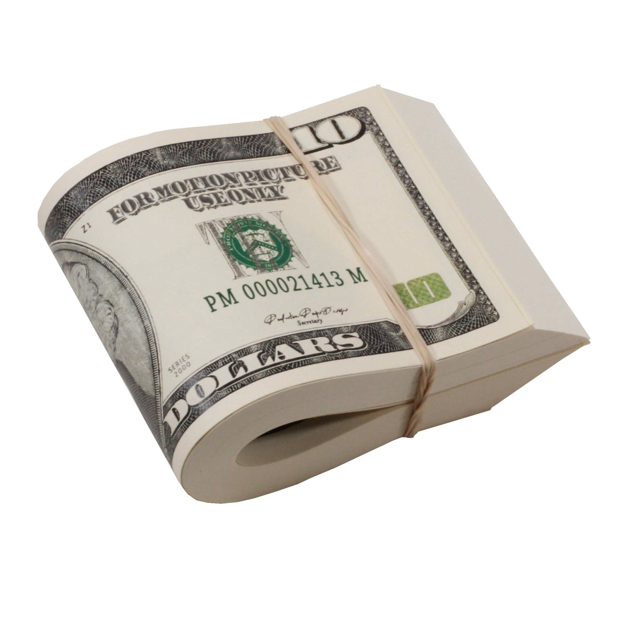 2000 Series $1,000 Blank Filler Fat Fold - Prop Movie Money