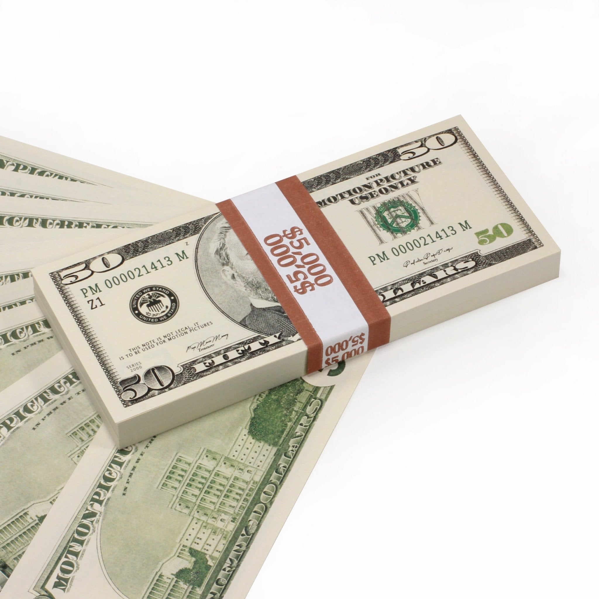 2000 Series Mix $15,000 Full Print Prop Money Package - Prop Movie Money