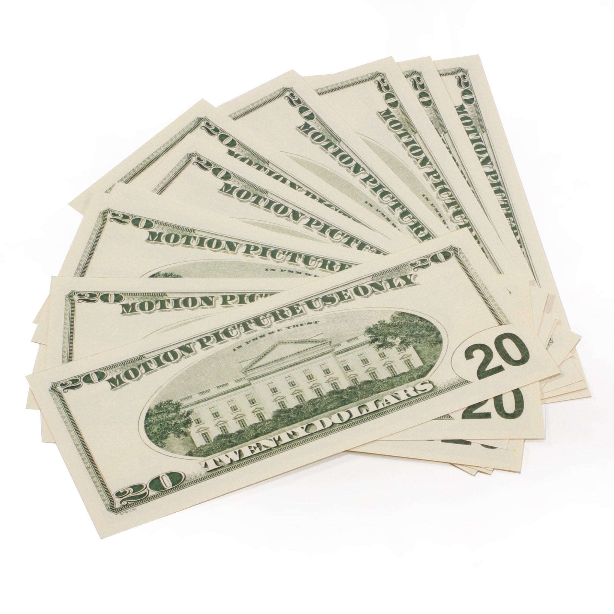 2000 Series Mix $17,000 Full Print Prop Money Package - Prop Movie Money