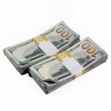 Load image into Gallery viewer, New Style $100s Aged $20,000 Full Print Package - Prop Movie Money