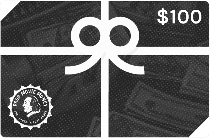 Prop Movie Money Gift Card - Prop Movie Money