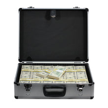 Load image into Gallery viewer, 2000 Series $750,000 Full Print Stacks with Silver Aluminum Case - Prop Movie Money