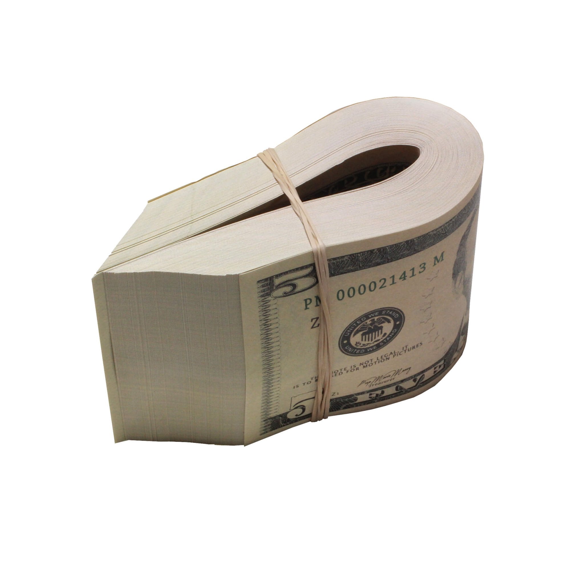 New Series Mix $18,500 Blank Filler Fat Fold Bundle - Prop Movie Money