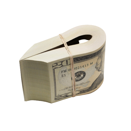 New Style $2,000 Full Print Fat Fold - Prop Movie Money