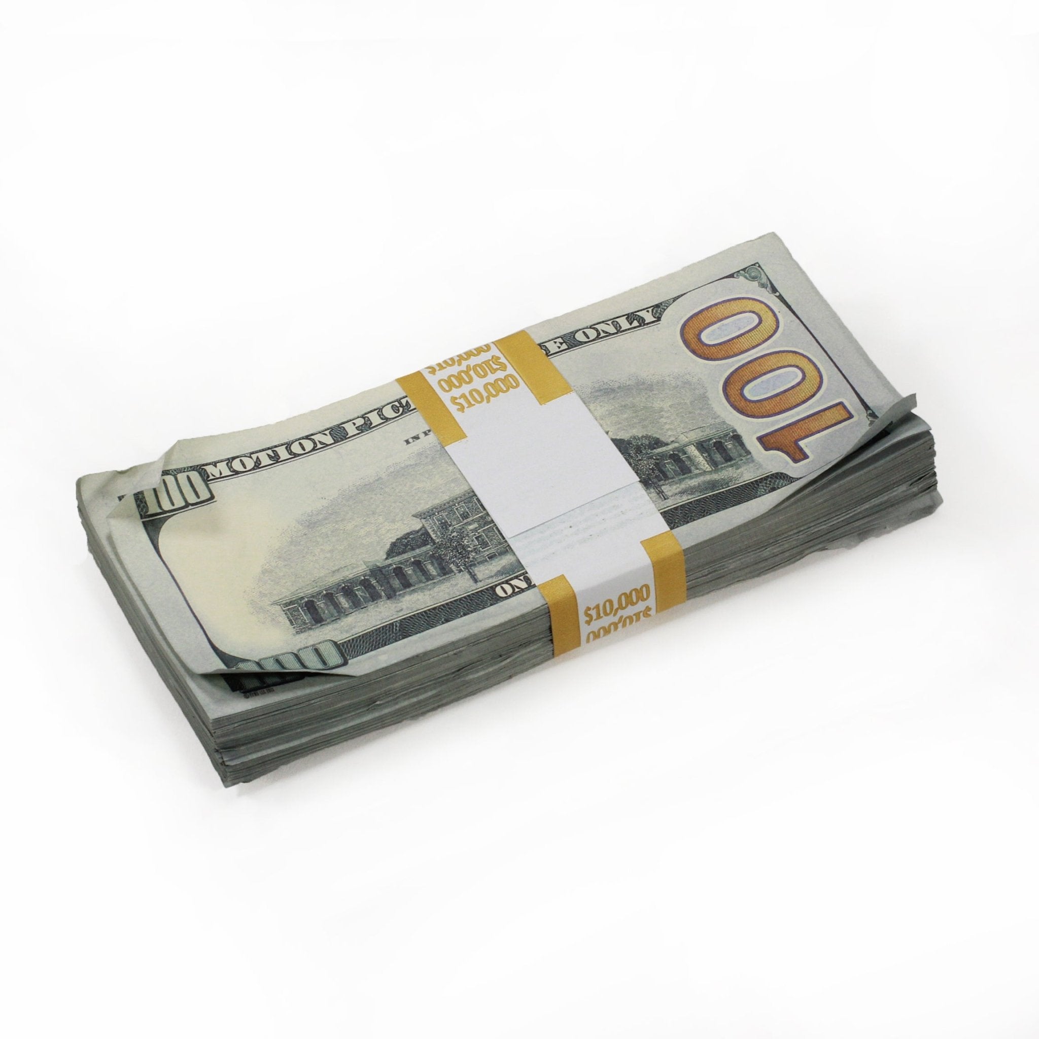 New Style $500,000 Aged Full Print Briefcase - Prop Movie Money