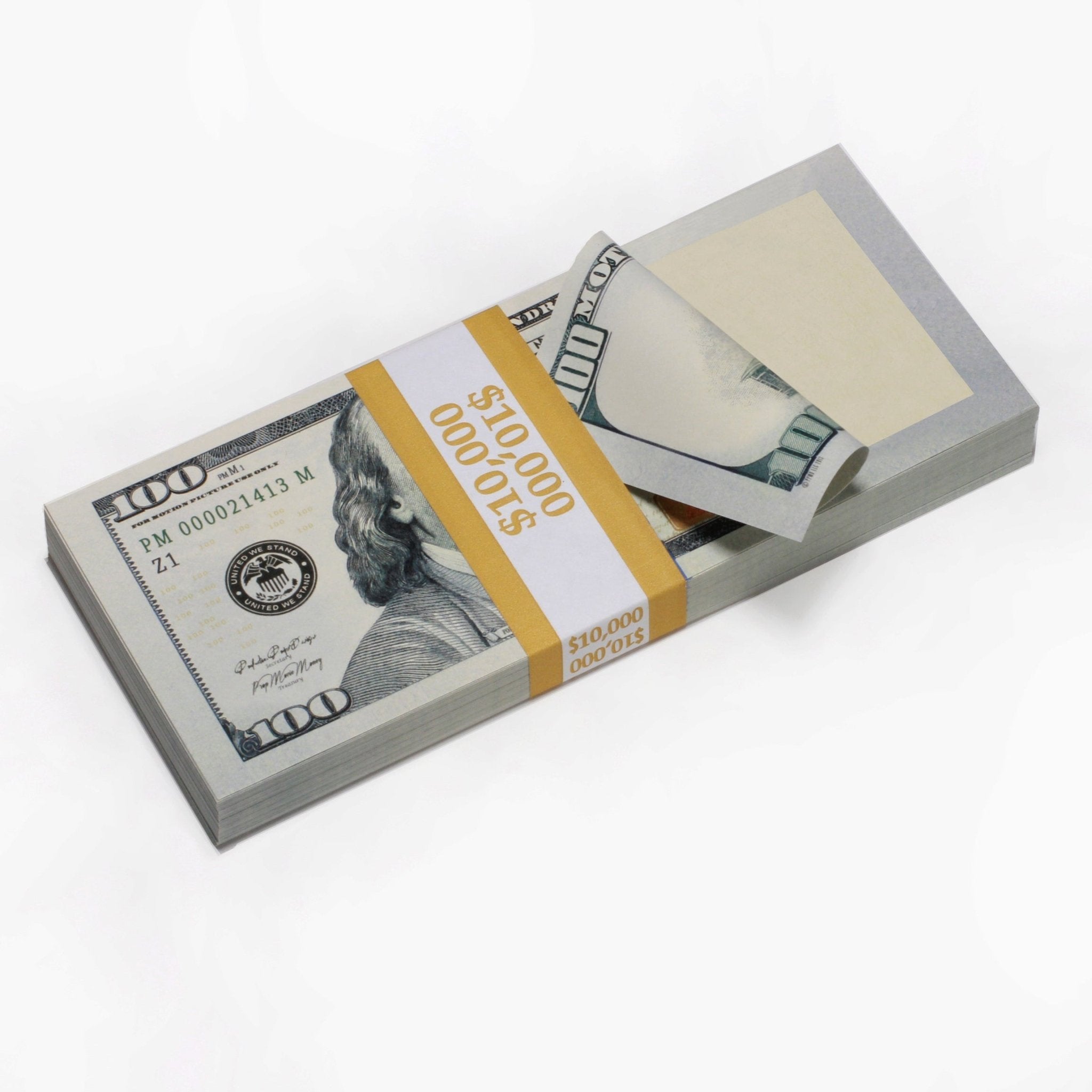 New Style $500,000 Blank Filler Prop Money Briefcase - Prop Movie Money