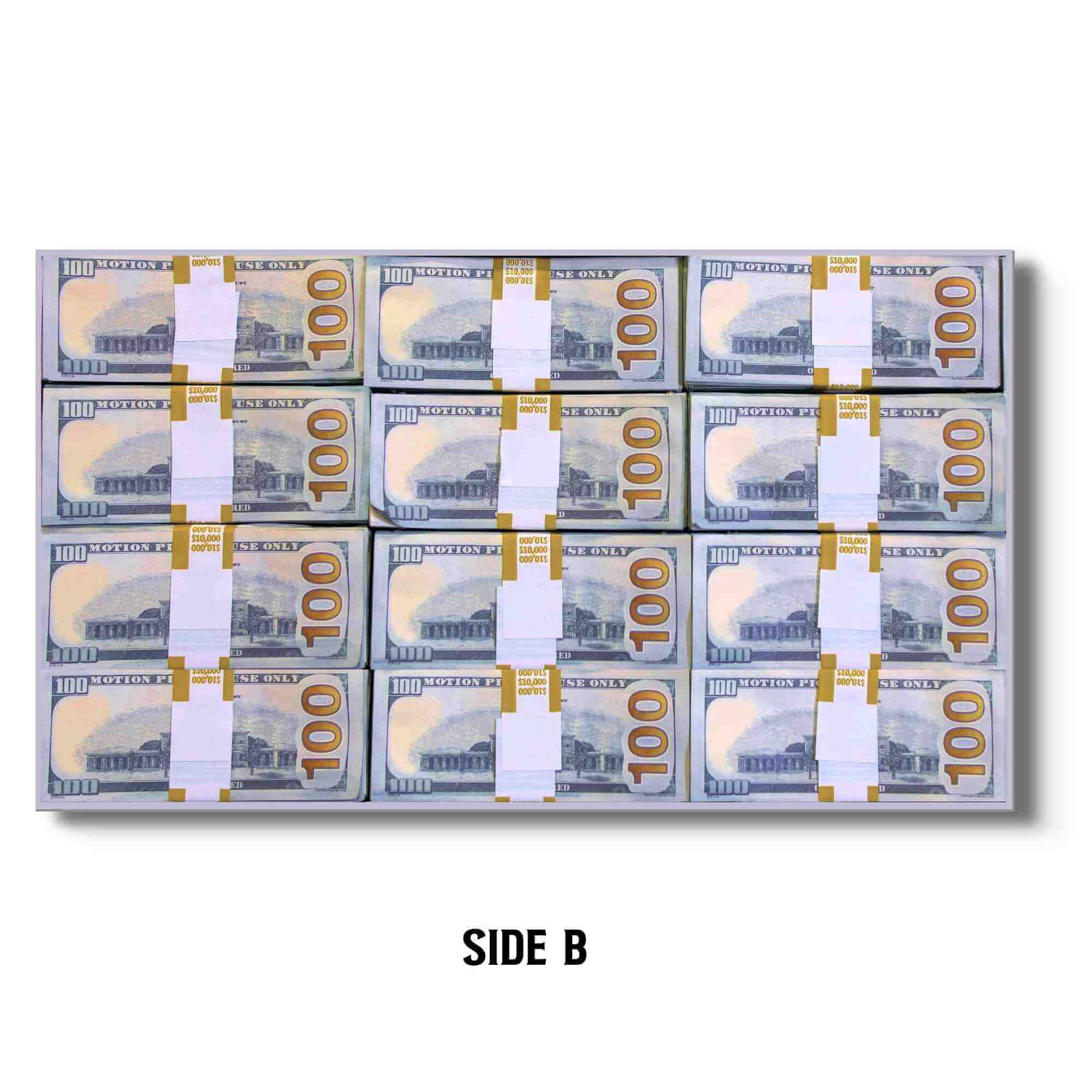 Prop Money Wallpaper Bundle On Large Sticker Paper for DIY Money Pallet - Prop Movie Money