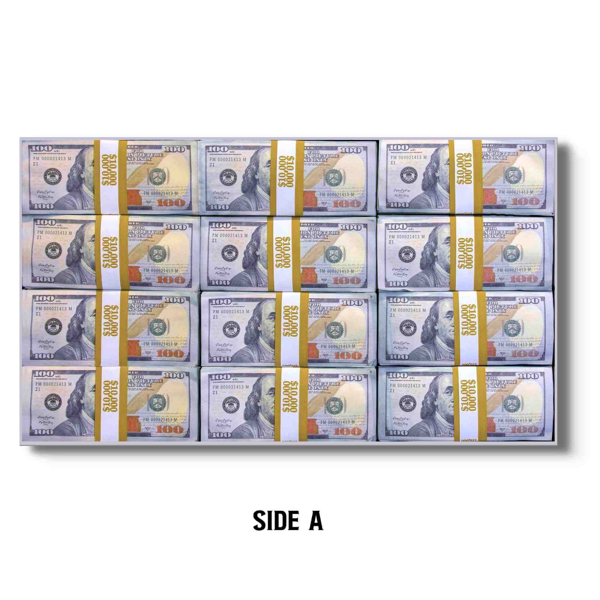 Prop Money Wallpaper Bundle On Large Sticker Paper for DIY Money Pallet - Prop Movie Money