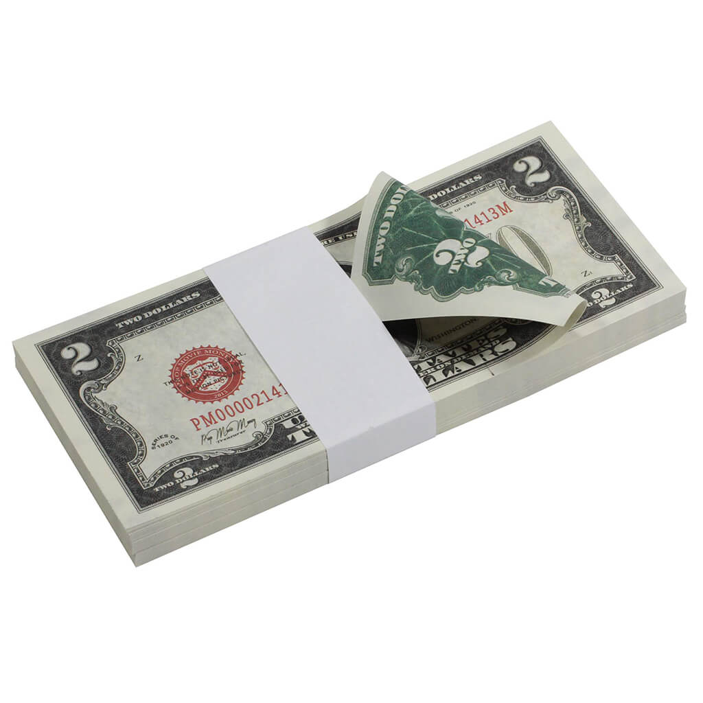 Series 1920's Vintage $18,800 Full Print Prop Money Stack Bundle - Prop Movie Money