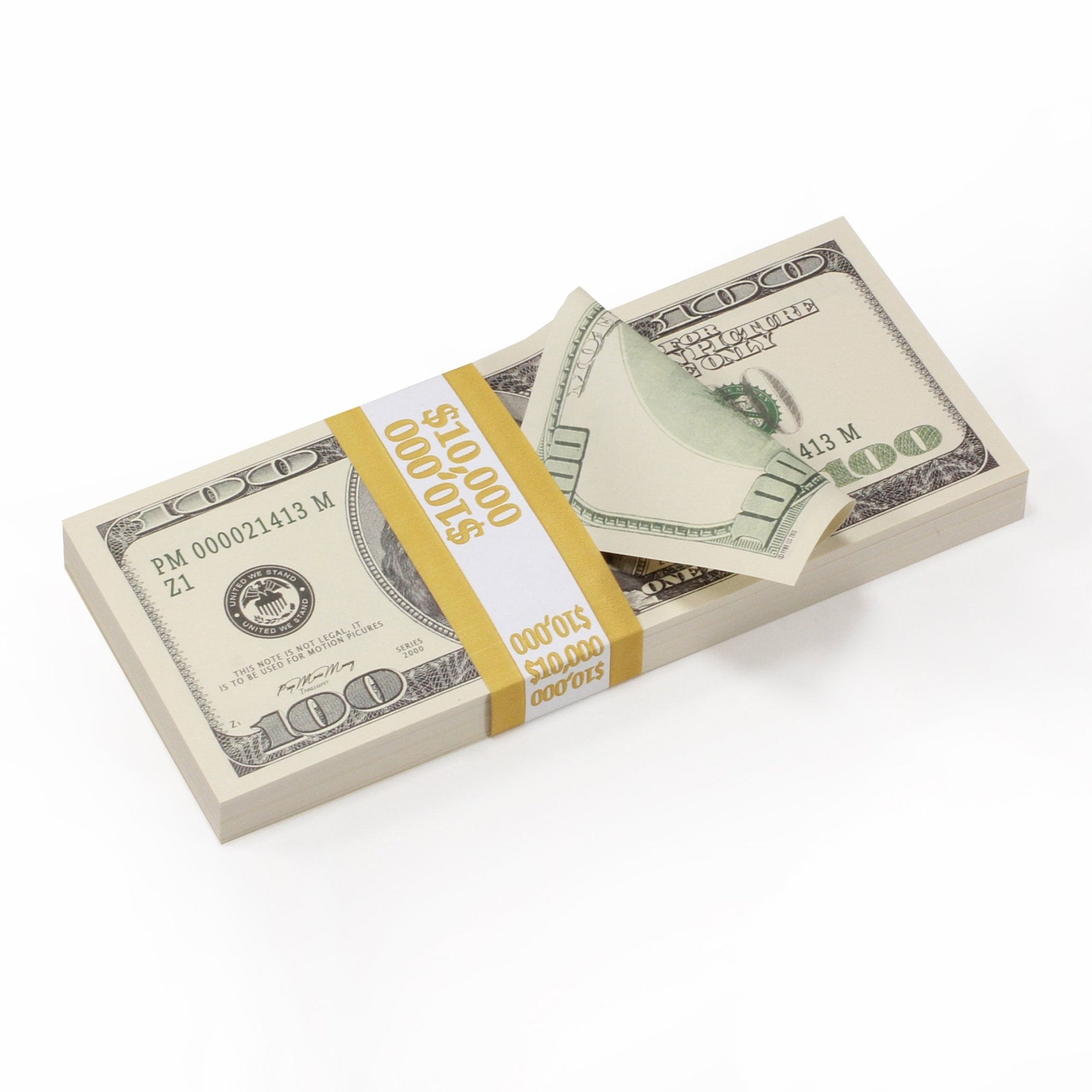 Series 2000 $500,000 Full Print Briefcase - Prop Movie Money