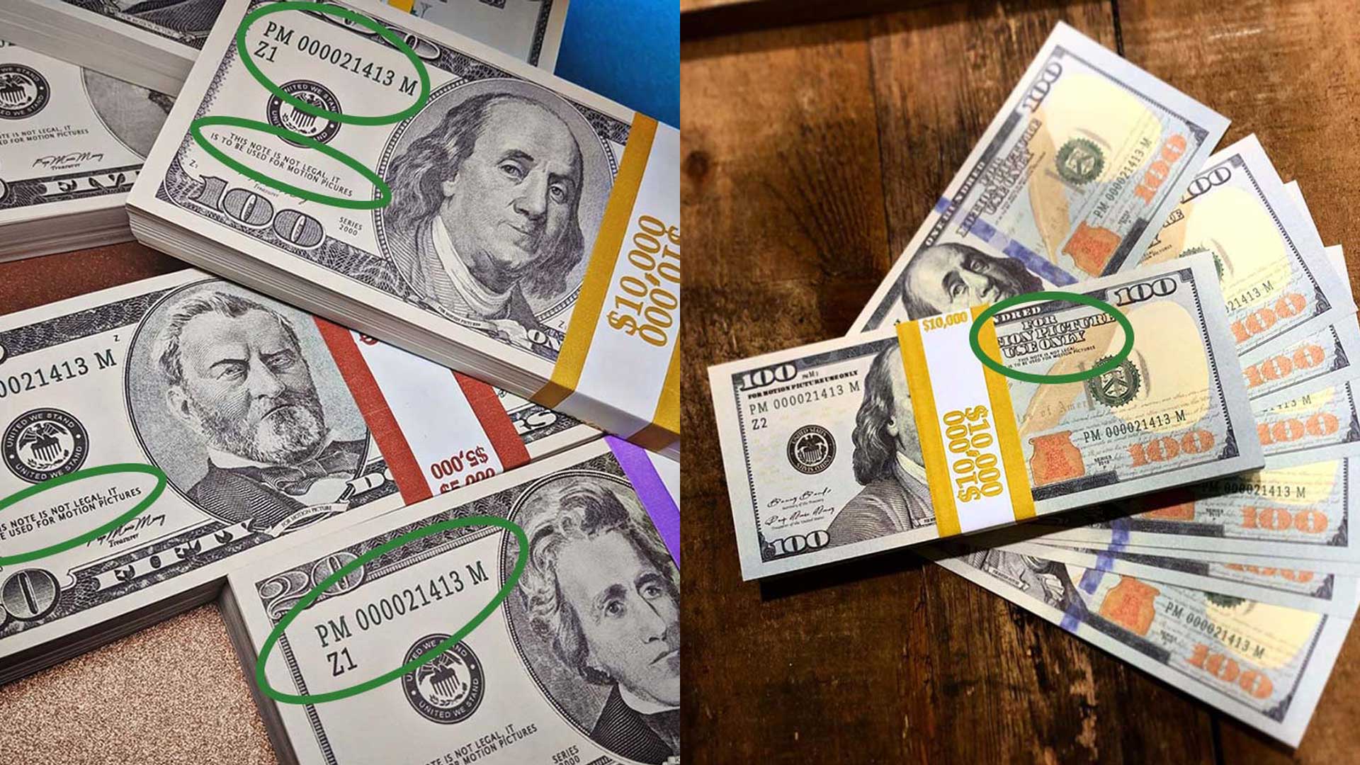 13 FAQs on prop movie money