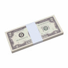 1980 Series $2 $400 Full Print Prop Money Bundle - Prop Movie Money