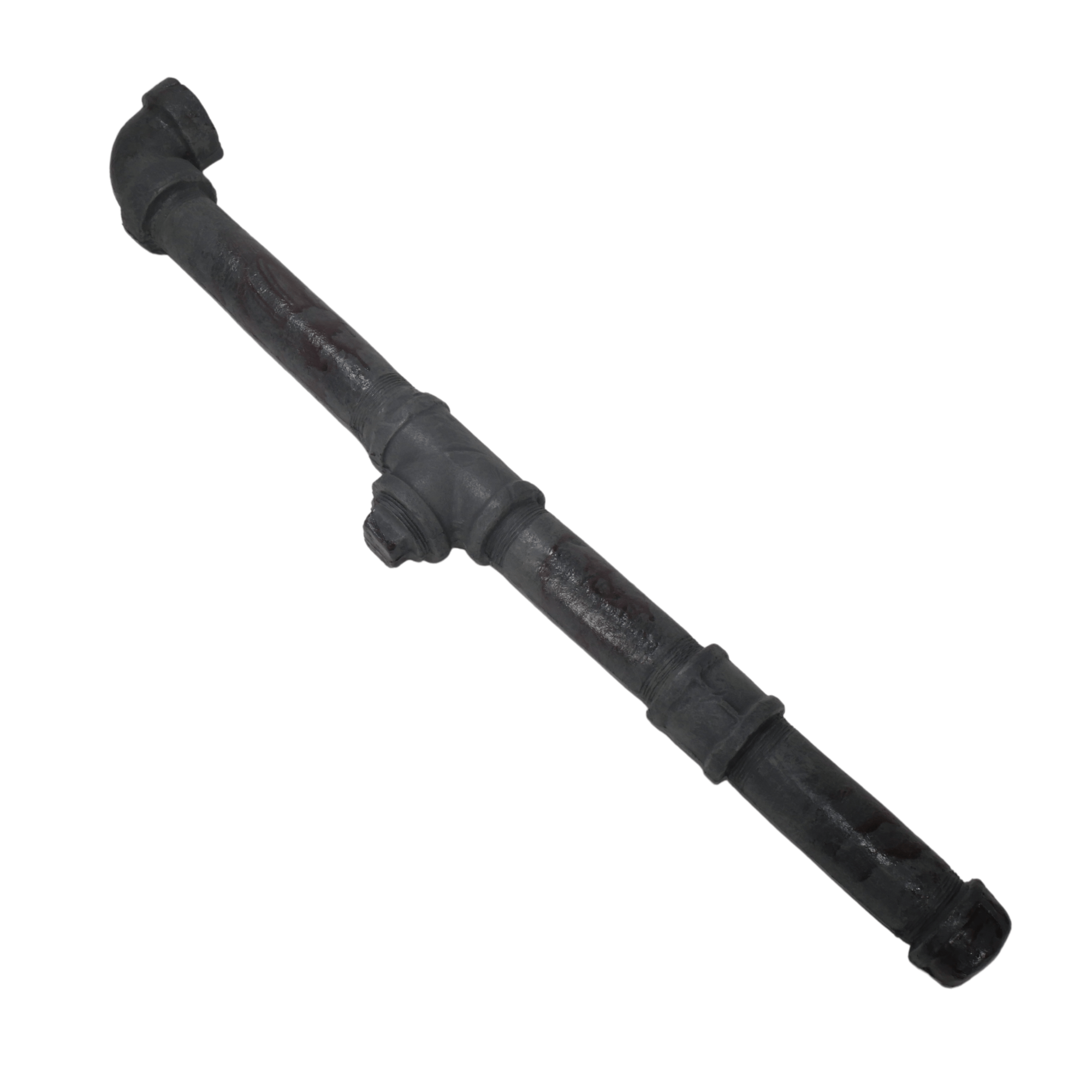 28” Foam Lead Pipe – Aged-Look Prop for Film & Cosplay - Prop Movie Money