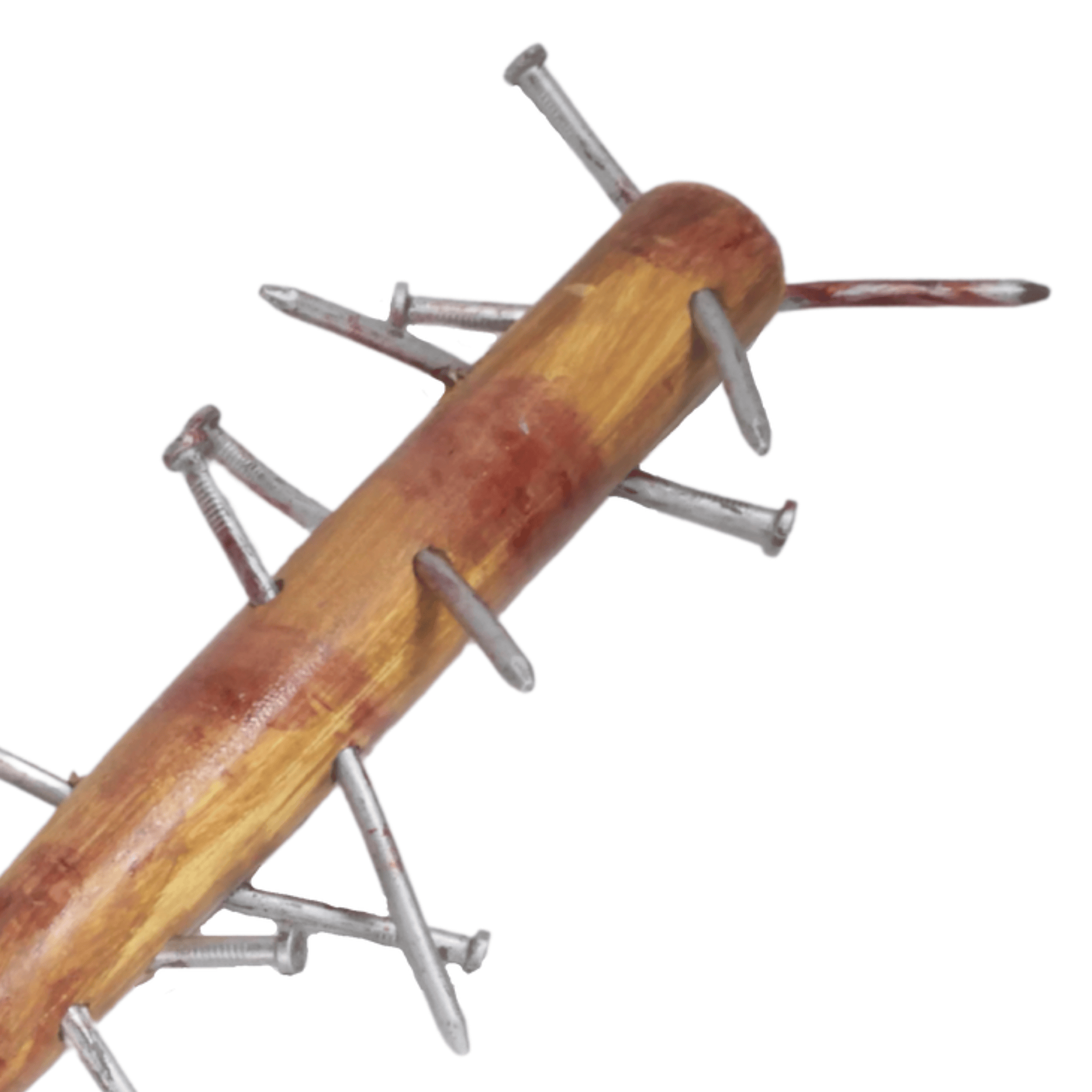 33” Foam Bloody Bat with Nails – Realistic Cosplay & Film Prop Weapon - Prop Movie Money