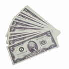 1980 Series $2 Full Print Prop Money Stack - Prop Movie Money
