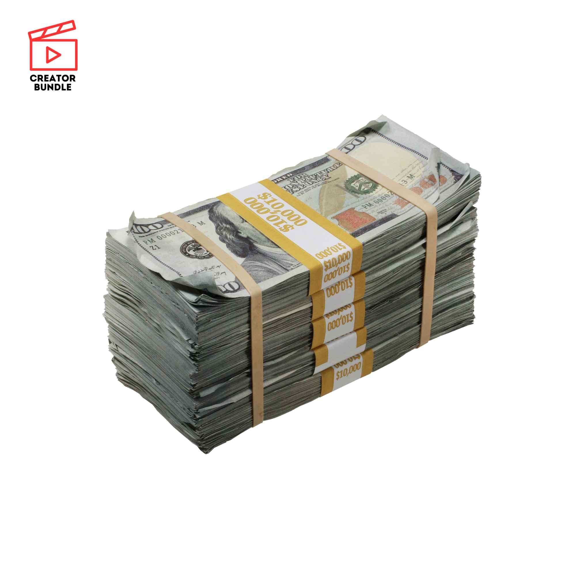 Creators Aged Money Mix: New Series $50k & $20s Bundle - Prop Movie Money