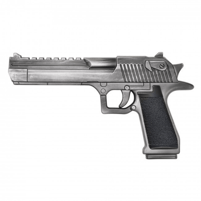 Silver Desert Eagle Foam Replica – Cinematic Prop Gun for Film, Cosplay & Display