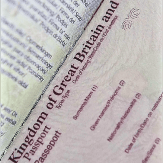 US + UK Fully Detailed Prop Passport Bundle – For TV, Film & Photography (2-Pack)