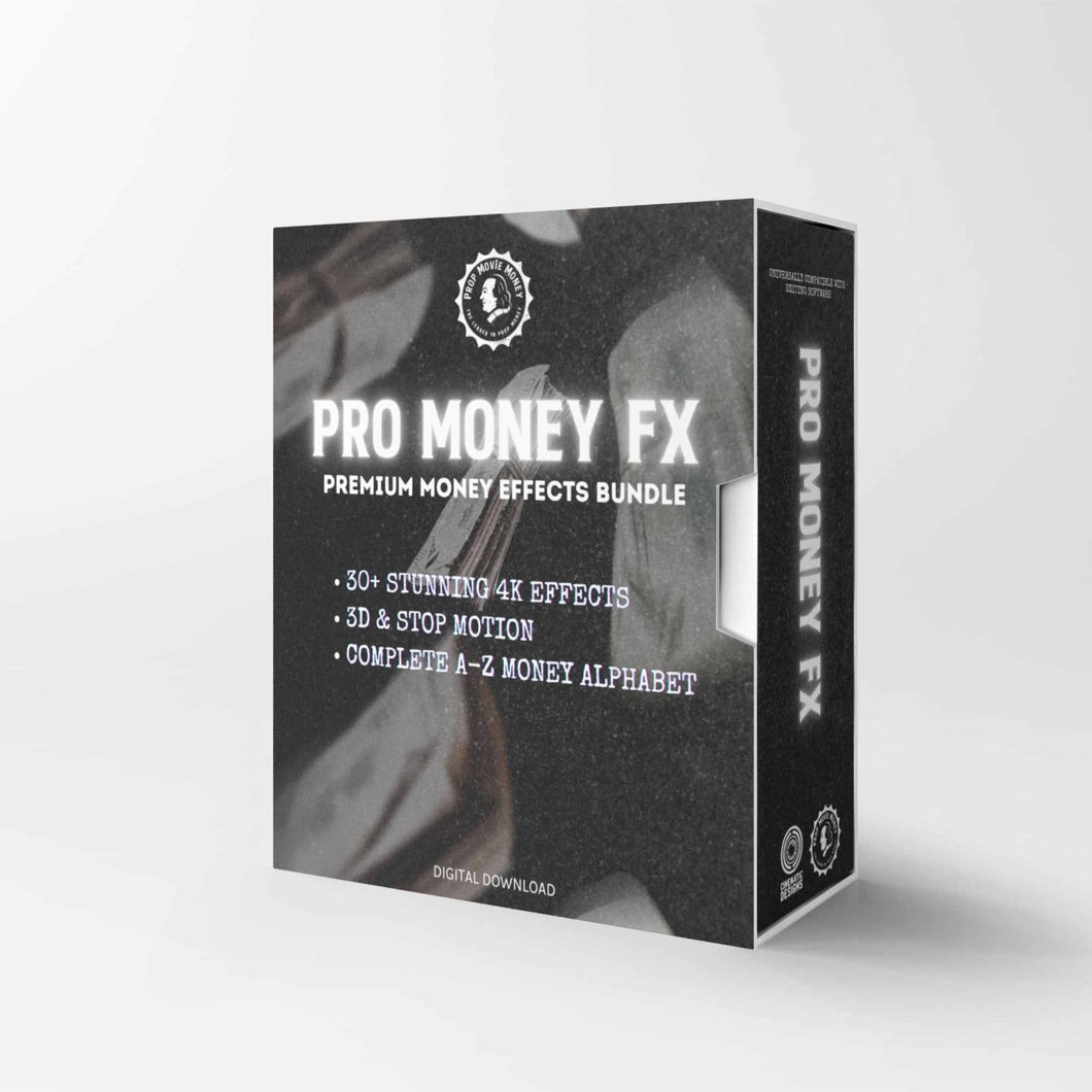 Pro Money FX: Premium Money Video Transitions & Effects for Professional Editing - Digital Download - Prop Movie Money