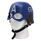 Captain American RESIN HELMET- Patriotic Solder Blue Helmet - Prop Movie Money