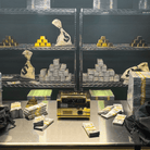 Fake Gold Bar Prop – Hollow Artificial Bullion for Film, Photography & Set Design - Prop Movie Money