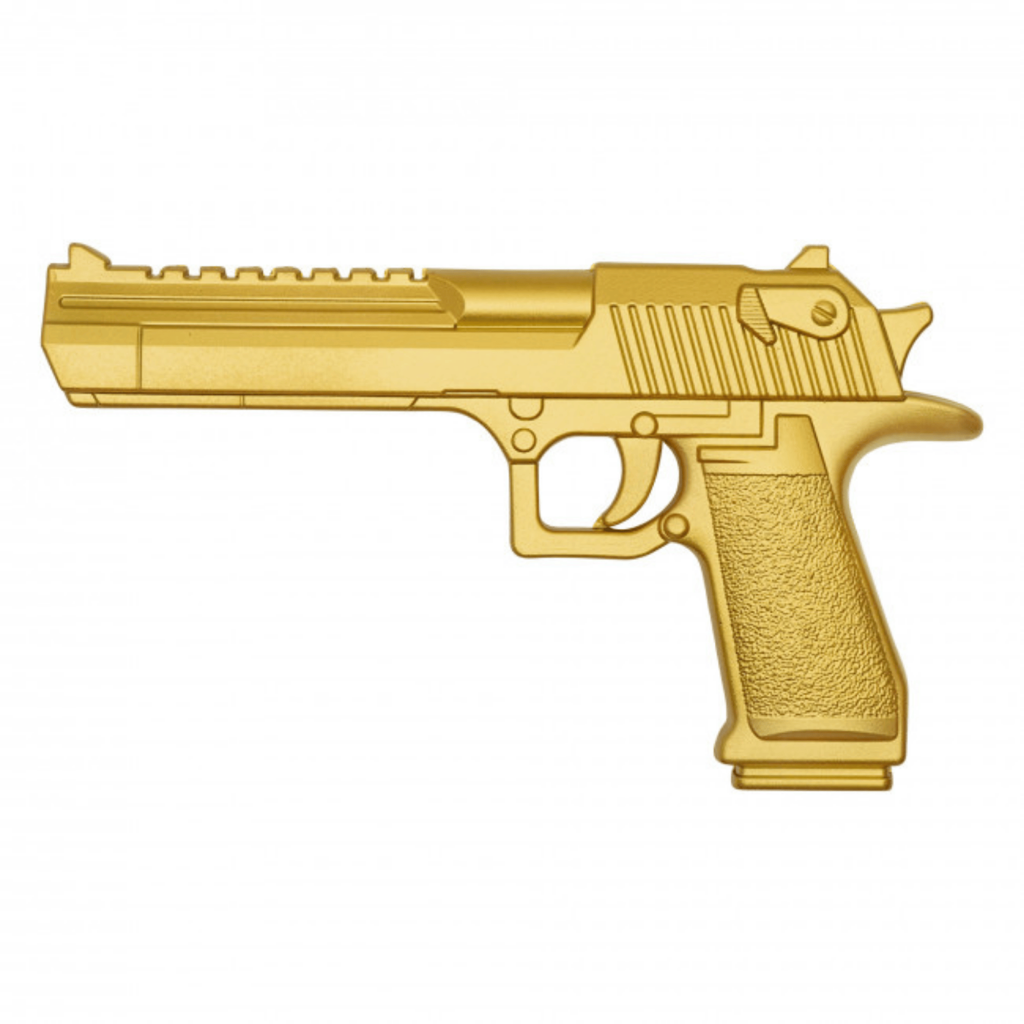 Gold Desert Eagle Foam Replica – Cinematic Prop Gun for Film, Cosplay & Display - Prop Movie Money