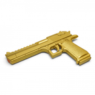 Gold Desert Eagle Foam Replica – Cinematic Prop Gun for Film, Cosplay & Display - Prop Movie Money