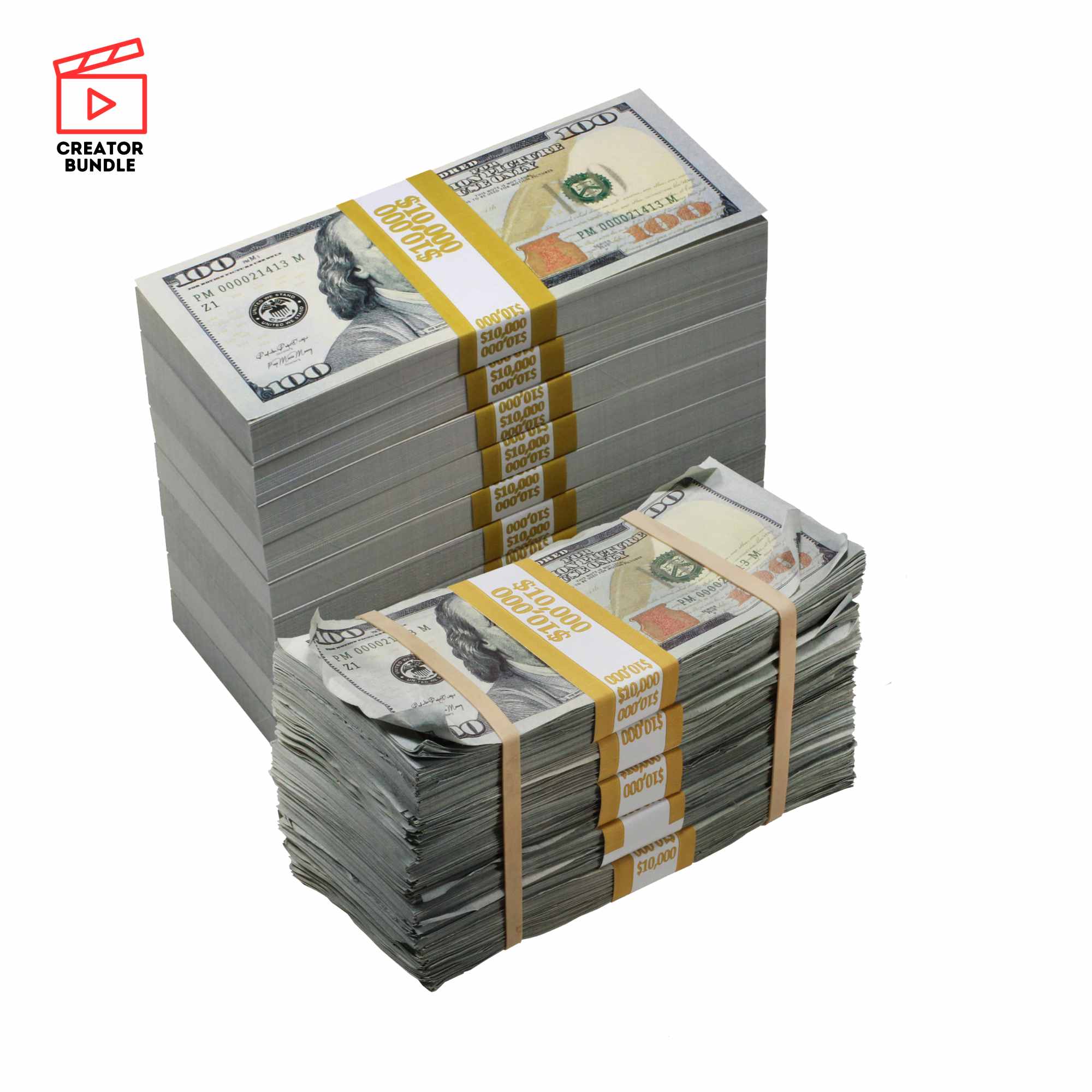 Set Designer Pro Collection: Aged & New Style Prop Money Bundle for Stage and Screen - Prop Movie Money