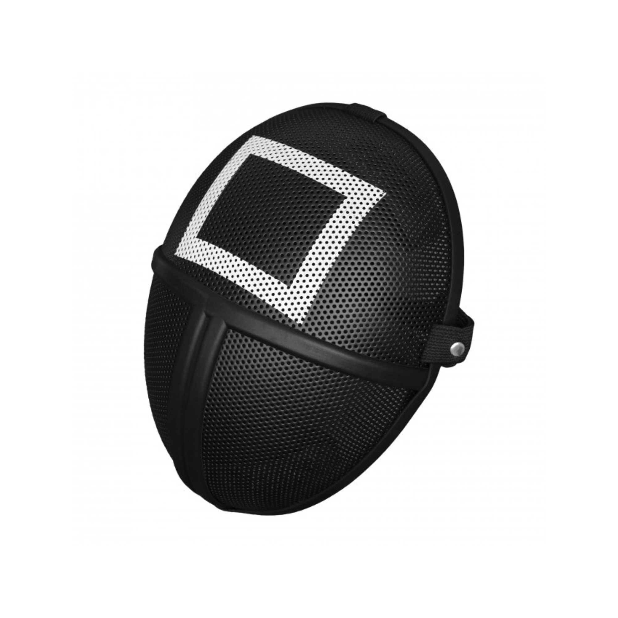 Worker Square Mask – Squid Game-Inspired Metal Mesh Cosplay Prop - Prop Movie Money