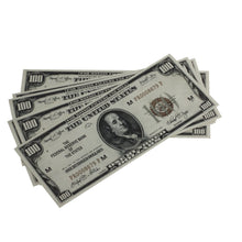Load image into Gallery viewer, Series 1920s Vintage $100 Full Print Prop Money Stack - Prop Movie Money