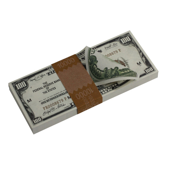 Pink Money Stack  New Series 100 Dollar Novelty Money – PropMovieFX