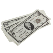 Load image into Gallery viewer, Series 1920s Vintage $10 Full Print Prop Money Stack - Prop Movie Money
