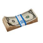 1980 Series $1 Aged $100 Full Print Prop Money Stack - Prop Movie Money