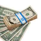 1980 Series $1 Aged $100 Full Print Prop Money Stack - Prop Movie Money