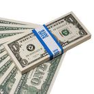 2000 - 1980 Series $1 Full Print Prop Money Stack - Prop Movie Money