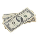 1980 Series $10 Aged $1,000 Full Print Prop Money Stack - Prop Movie Money