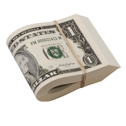 2000 Series $100 Full Print Fat Fold - Prop Movie Money