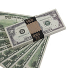 1980 Series $50 Full Print Prop Money Stack - Prop Movie Money