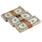 1980 Series Mix $17,000 Aged Full Print Prop Money Bundle - Prop Movie Money